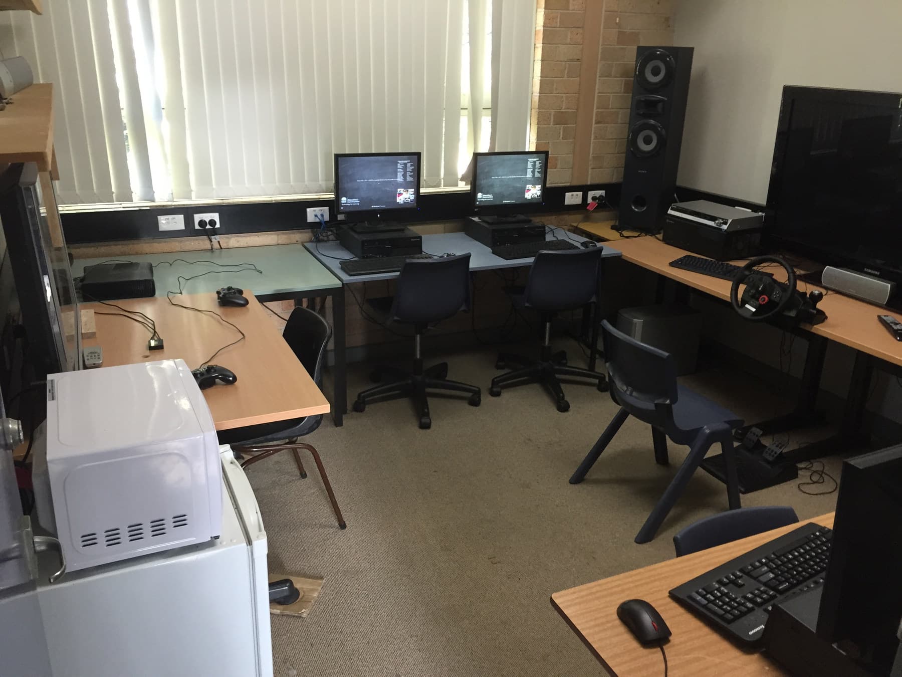 Purpose-built school media, gaming and computing environment